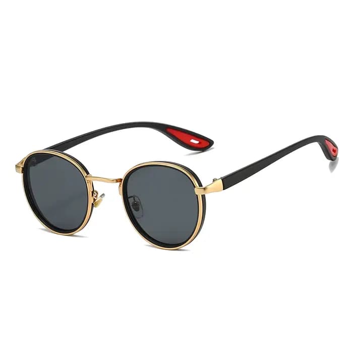 GM LUMIAS Vintage lunettes de soleil rondes hommes 2025 nouveau Punk mode nuances femmes à la mode m