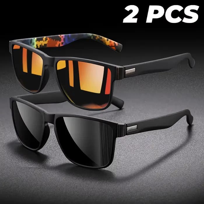 Lunettes de soleil unisexe carrées Vintage lunettes de soleil marque célèbre lunettes de soleil lune
