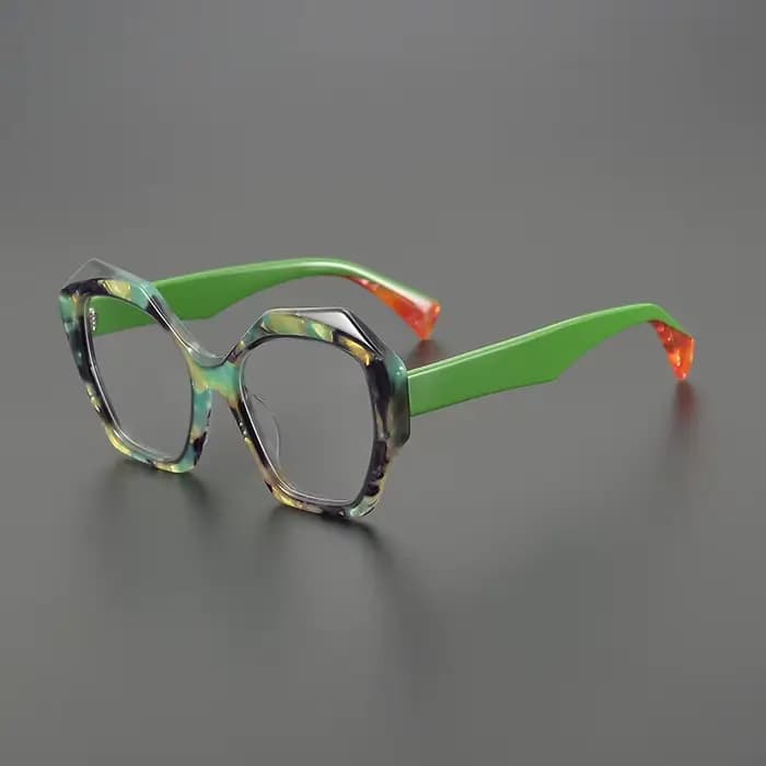 Montures irrégulières en acétate pour hommes et femmes, montures optiques de haute qualité, correspo