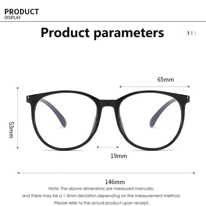 KLASSNUM femmes Anti-lumière bleue lunettes surdimensionné carré Ultra-léger Transparent lunettes d'