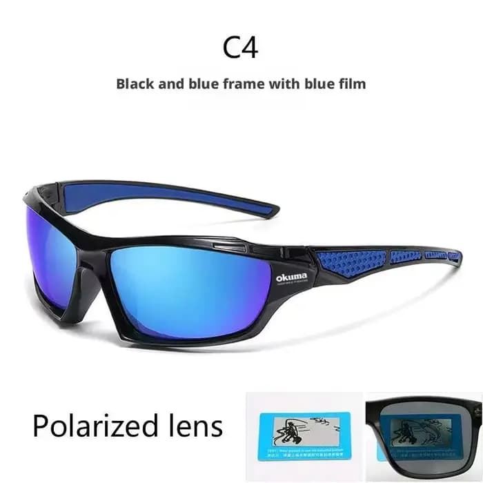 Lunettes de soleil polarisées Okuma pour le cyclisme, résistantes au vent, pour hommes et femmes, an