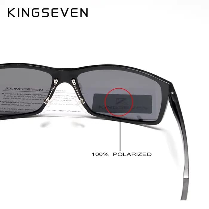 KINGSEVEN-Lunettes de soleil polarisées pour hommes, design de marque, mode aluminium magnésium, lun