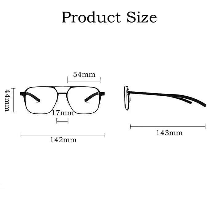 YIMARUILI pilote polarisé pince magnétique sur lunettes pur titane Double faisceau optique Prescript