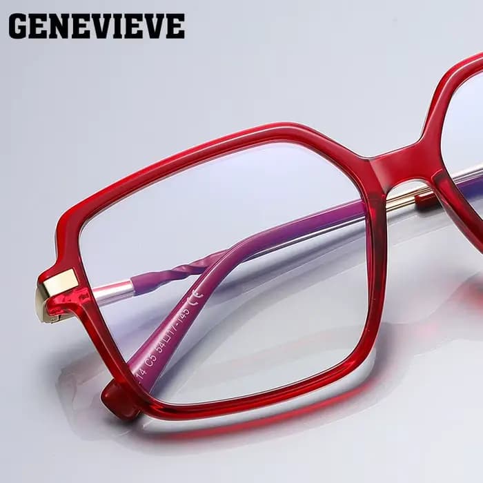 SENEVIEVE-Lunettes de soleil photochromiques anti-bleu à grand cadre, lunettes de soleil à base d'he