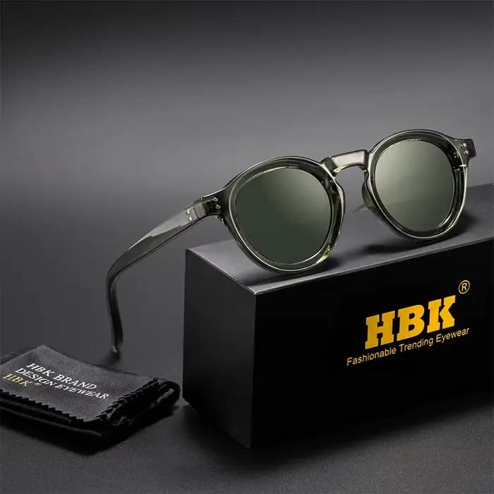 HBK lunettes de soleil polarisées hommes rétro TR90 lentilles TAC de haute qualité lunettes de solei