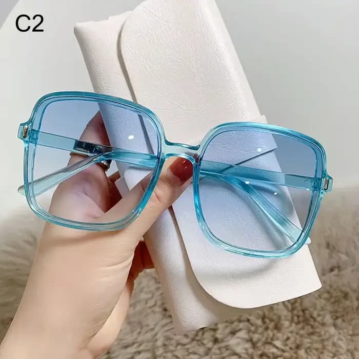 Lunettes de soleil carrées classiques pour femmes, lunettes de soleil de luxe, lunettes d'été, lenti