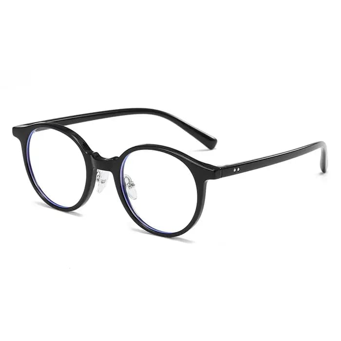 Lunettes rondes Anti-reflet pour femmes et hommes, verres optiques bloquant la lumière bleue avec re