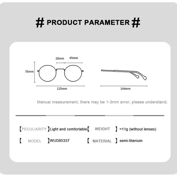 Lunettes rondes rétro ultralégères pour hommes et femmes, lunettes de luxe, lunettes de mode d'affai
