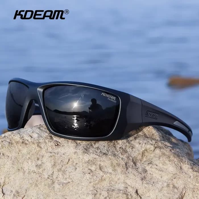 KDEAM-Lunettes de soleil d'équitation en matériau TR90 pour hommes, lunettes de soleil de cyclisme d
