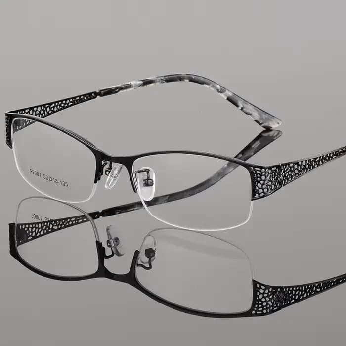 BCLEAR – monture de lunettes pour femmes, élégante, demi-monture, Prescription optique