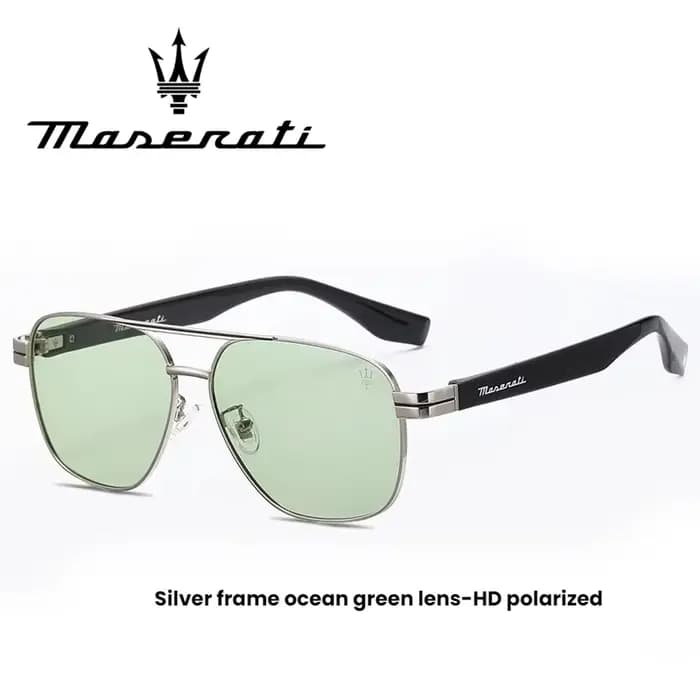 MASERATI lunettes de soleil de luxe pour hommes et femmes polarisées UV400 lunettes de conduite Styl