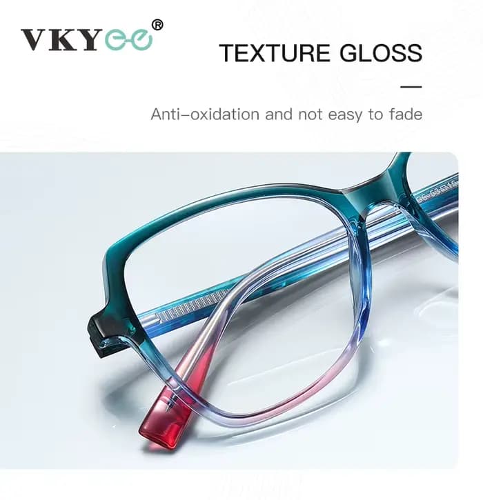 VICKY mode papillon dégradé grand cadre conception femmes lunettes Anti-lumière bleue lunettes de le