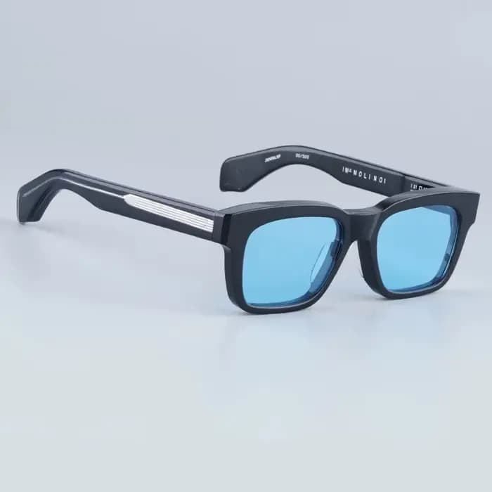 JMM Molino lunettes de soleil carrées avec rivet fait à la main classique Vintage acétate marque de