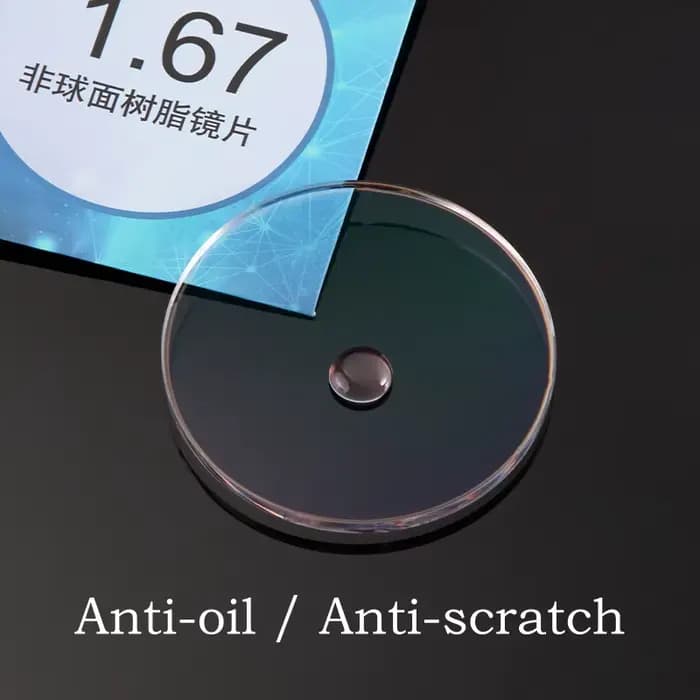 Xbora 1.56 1.61 1.67 1.74 CR-39 asphérique Anti-UV anti-rayures anti-reflet Anti rayons bleus lentil