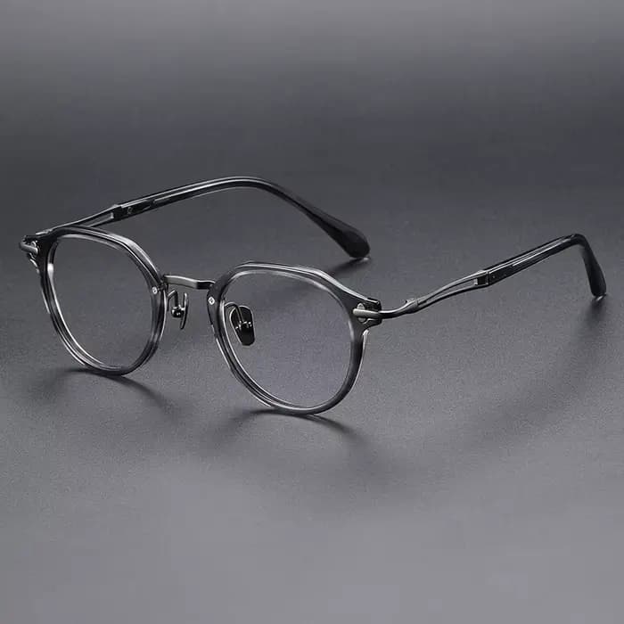 Monture de lunettes en acétate de titane pur, design japonais, réplique de marque, pour hommes et fe