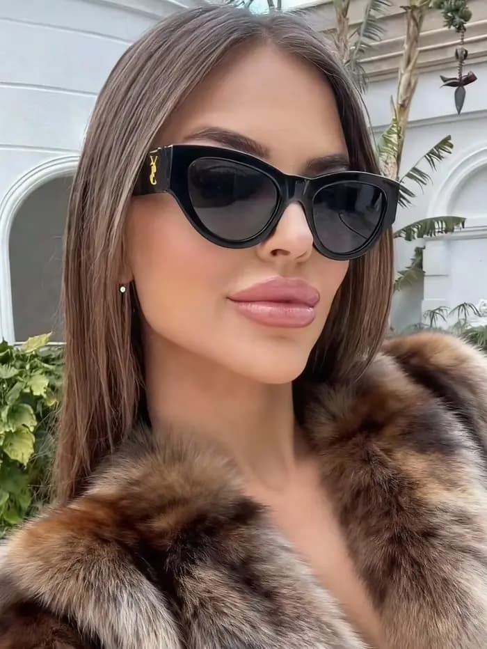 1 paire de lunettes tendance œil de chat pour femme – Cadeau idéal pour le quotidien, la conduite et