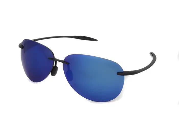 ESNBIE – lunettes de soleil réfléchissantes en Nylon pour homme et femme, sans bords, à mémoire de f