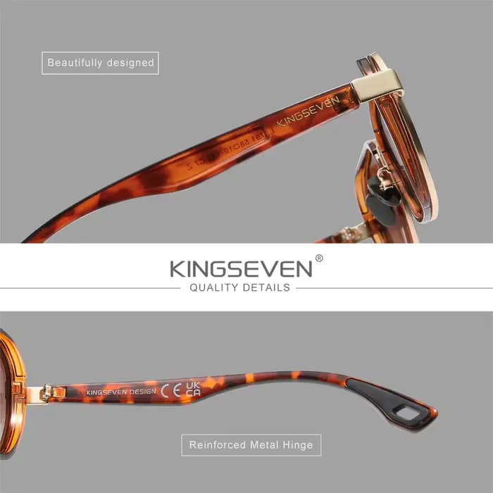 Lunettes de soleil polarisées KINGSEVEN UV400 pour homme et femme, style rétro, mode décontractée, p