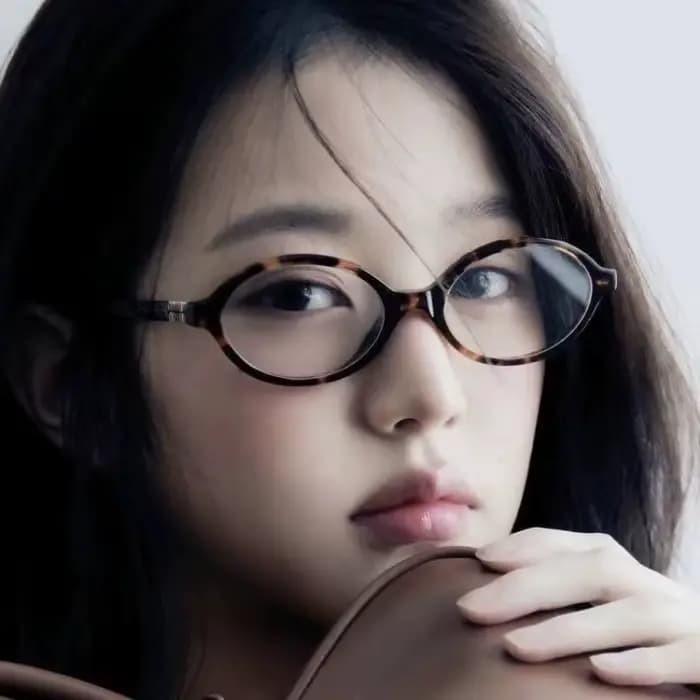 Lunettes ovales à petite monture rétro pour femmes, verres unis coréens, Anti-lumière bleue, Protect