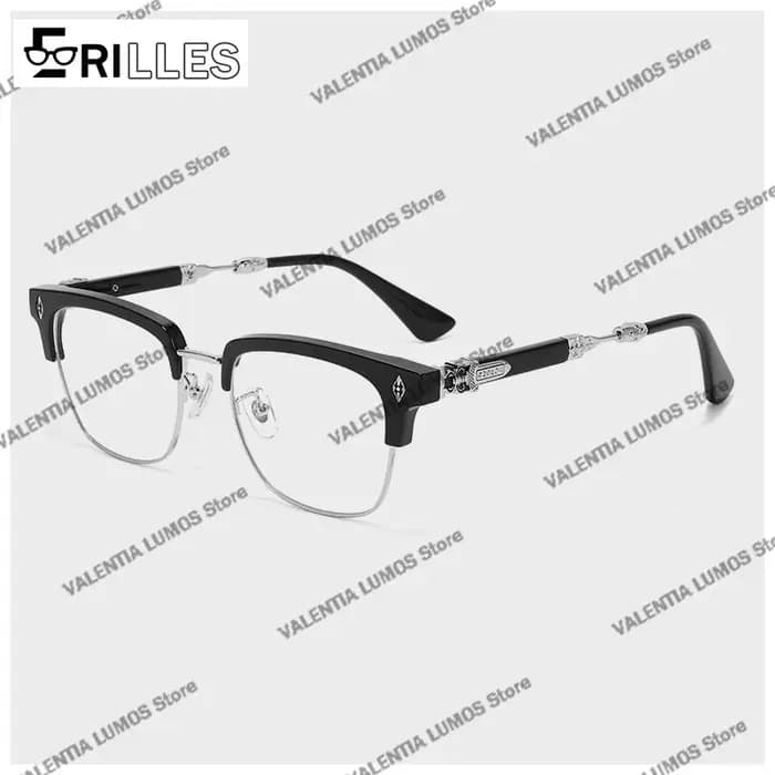 Lunettes à monture TR surdimensionnées à la mode pour hommes, blocage de la lumière bleue, design d'