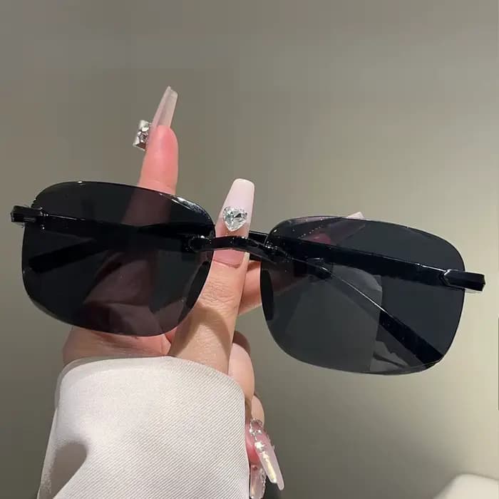 Lunettes de soleil pour hommes lunettes de soleil haut de gamme et à la mode résistantes aux UV sans