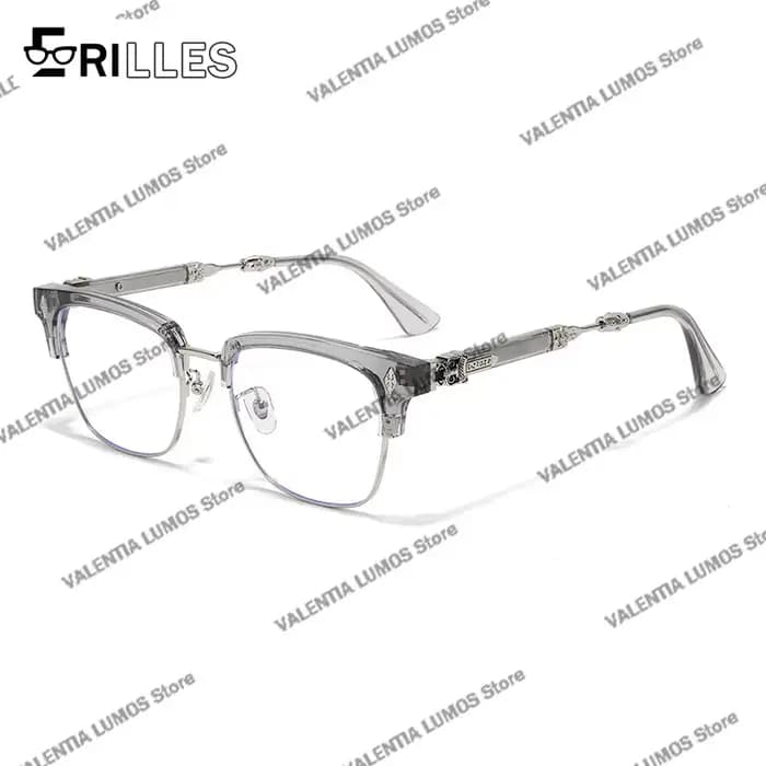 TR90 montures de lunettes plein cadre bloquant la lumière bleue, grandes lunettes carrées à la mode