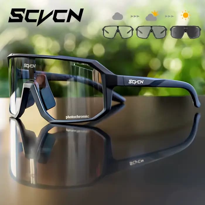 SCVCN nouvelles lunettes de cyclisme photochromiques moto vélo équitation Sport de plein air cyclism
