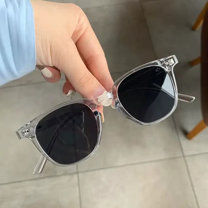 Nouvelles lunettes de soleil vintage de luxe pour femmes et hommes, montures carrées et petites rond