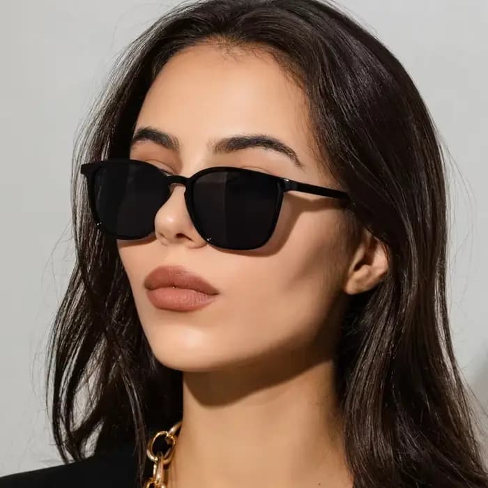 Mode Vintage lunettes de soleil carrées pour femmes luxe miroir lunettes de soleil rétro femme nuanc