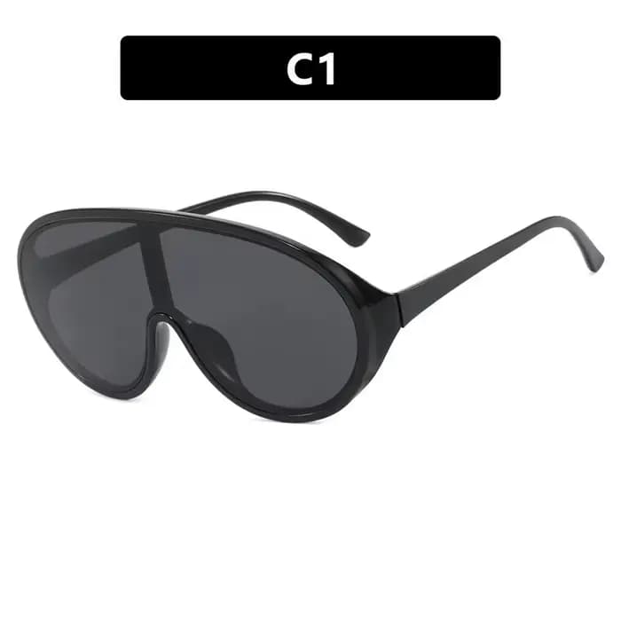 Lunettes de soleil oversize unisexe, monture carrée large, pour sport et cyclisme en extérieur, prot