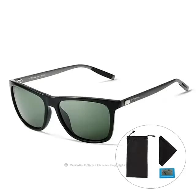 VEITHDIA hommes lunettes de soleil Vintage aluminium + TR90 photochromique polarisé UV400 lentille m