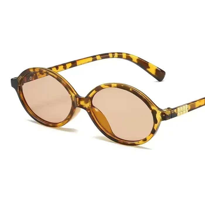 Nouvelles lunettes de soleil ovales pour femmes marque de mode noir petit cadre lunettes de soleil f