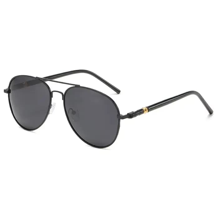 Pilot hommes classique Prescription lecture lunettes de soleil lentille noire fini presbyte lecteurs