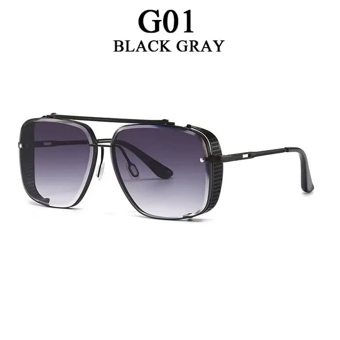 Nouvelles lunettes De Soleil Punk pour hommes mode carré Vintage Steampunk lunettes De Luxe Oculos D