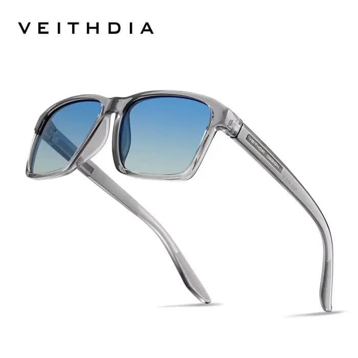 VEITHDIA 2 Paires de Lunettes de Soleil Polarisées UV400 Tendance D7919 avec Verres Photochromiques