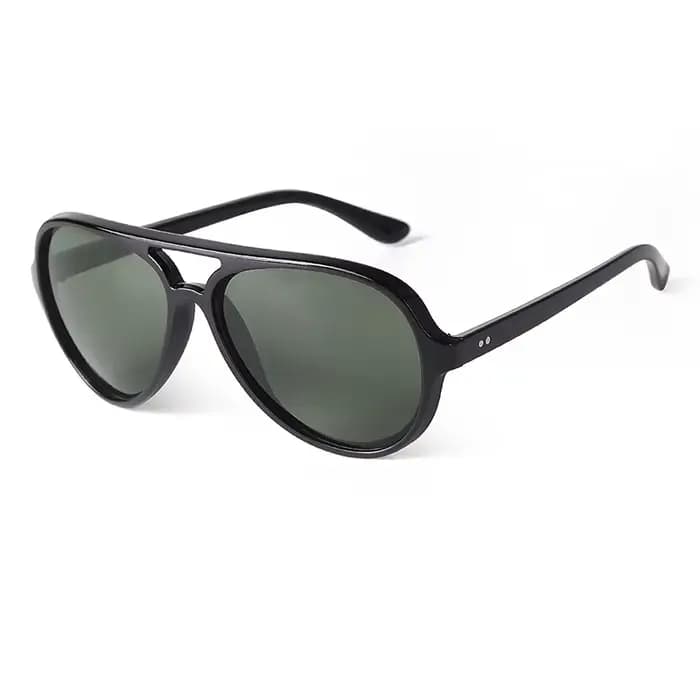 Lunettes de soleil pilote respirantes pour hommes et femmes, lentille marron dégradée, design de mar