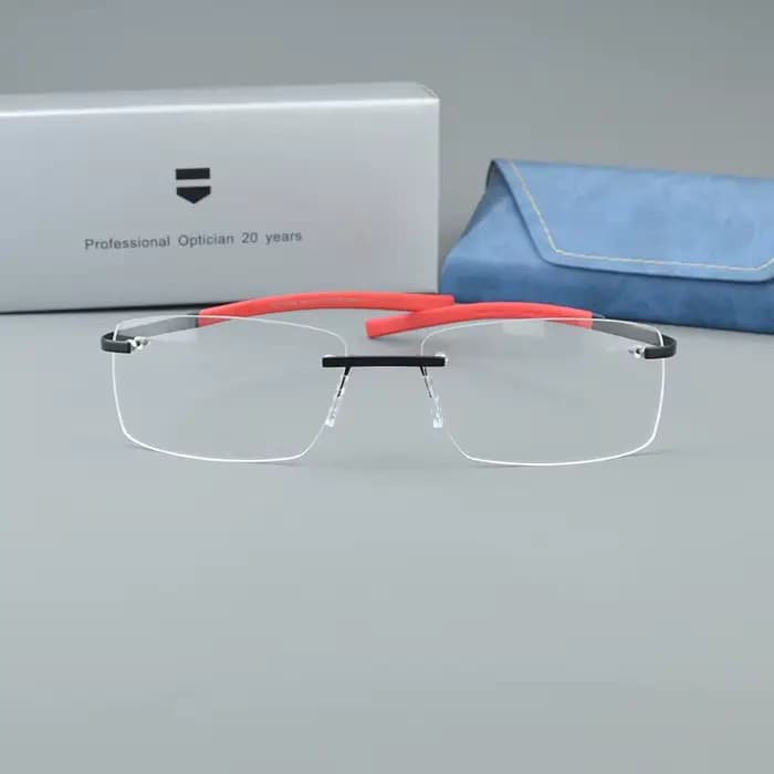 TAG Hezekiah titane lunettes cadre hommes TH0382 rétro carré lunettes lunettes myopie optique Prescr