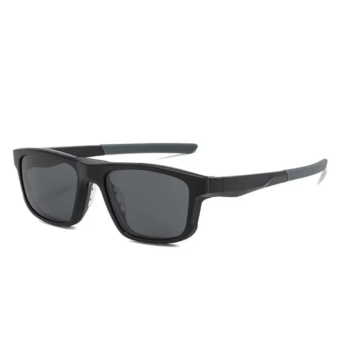 Monture de lunettes pour hommes et femmes avec 5 clips magnétiques pour lunettes de soleil polarisée