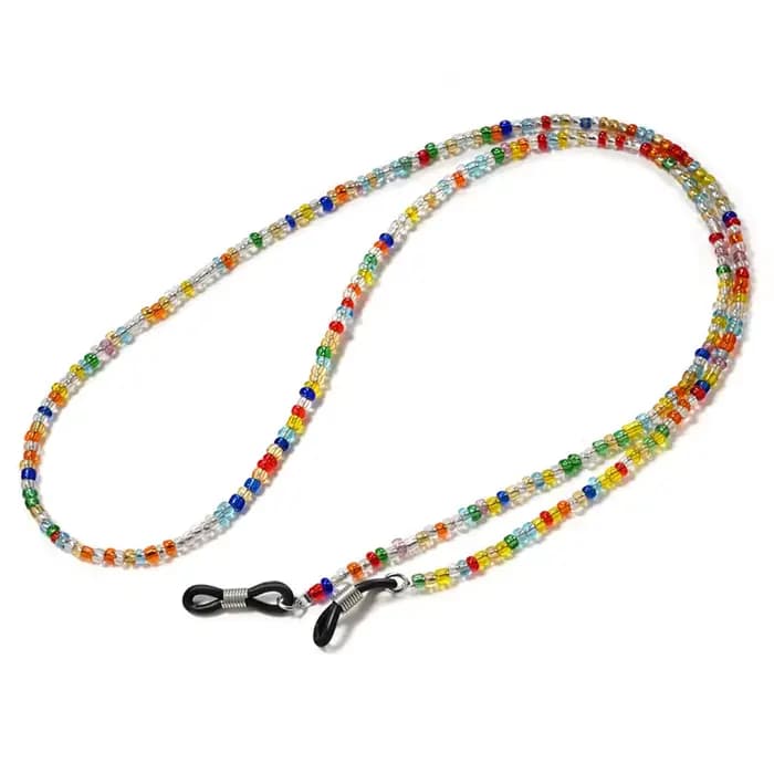 Chaînes de lunettes de mode pour femmes poire cristal lunettes de soleil chaînes lunettes porte-cord