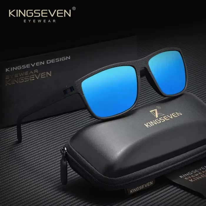 KINGSEVEN marque originale mode lunettes de soleil Rectangle UV400 polarisé femmes hommes lunettes d