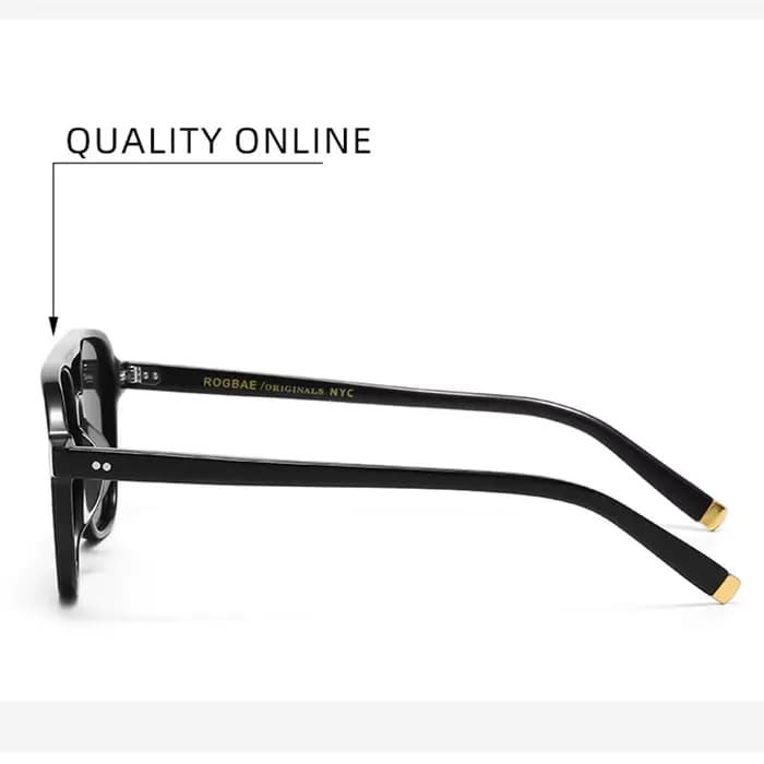 Matériau TR90 ultra-léger Lunettes de soleil polarisées Double nez Bridges lunettes de soleil pour h