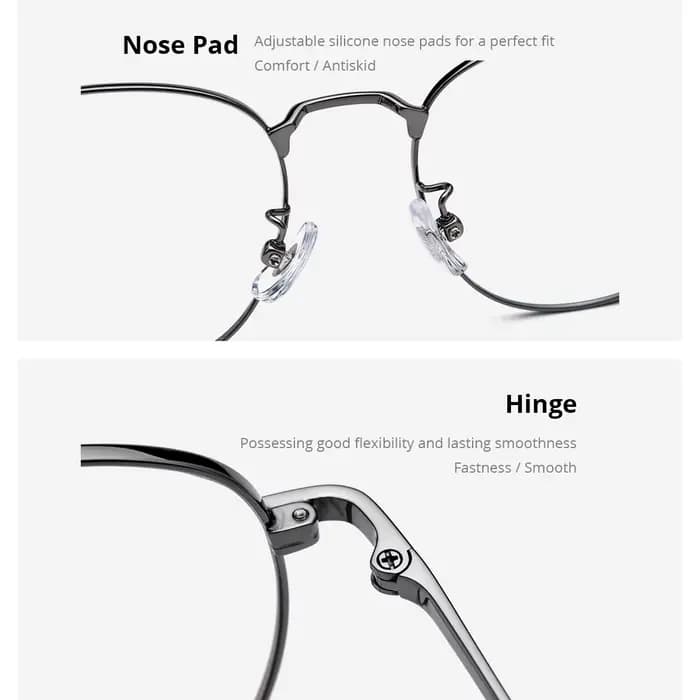 NIANZHEN alliage de titane lunettes cadre hommes rond marque Design lunettes femmes ultraléger rétro