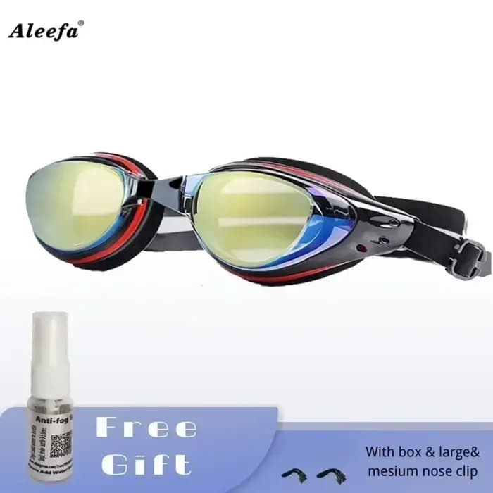 Lunettes de natation résistantes et remplaçables pour adultes et enfants, lunettes de myopie, montur
