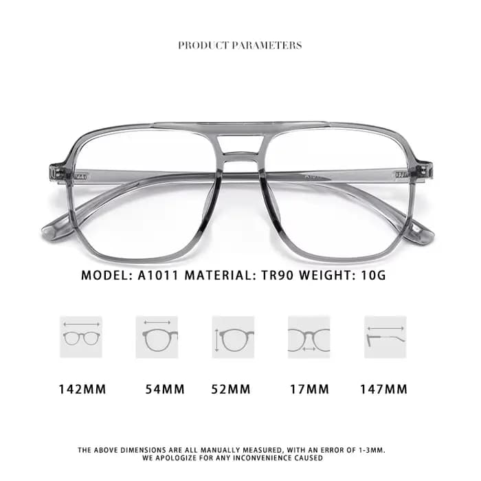 MOMOJA rétro mode polygone pilote Ultra léger TR90 lunettes optique lunettes de Prescription cadre h