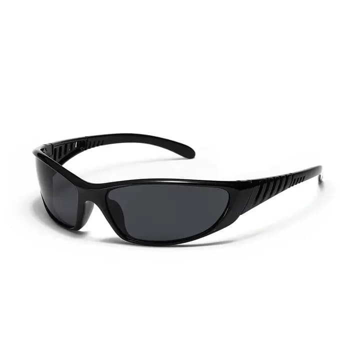 Y2K argent lunettes de soleil couleur évidé futur sens de la technologie filles chaudes Net rouge lu