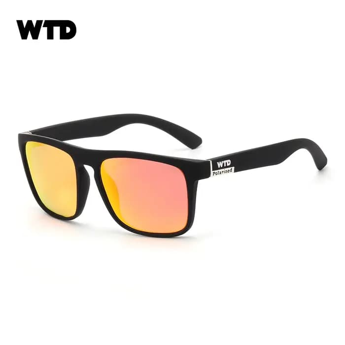WTD UV400 Lunettes de soleil polarisées unisexes pour sports de plein air, pour la pêche, la conduit