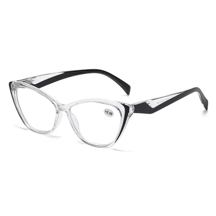 Lunettes de lecture œil de chat transparentes rétro mode hypermétropie lunettes femmes hommes lunett