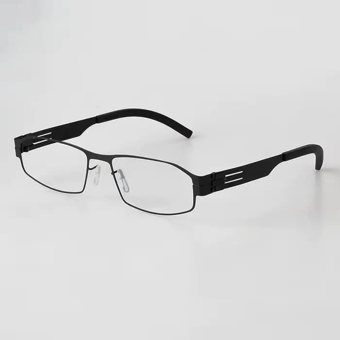Classique affaires lunettes carrées allemagne marque pilote voiture lunettes cadre hommes à la main