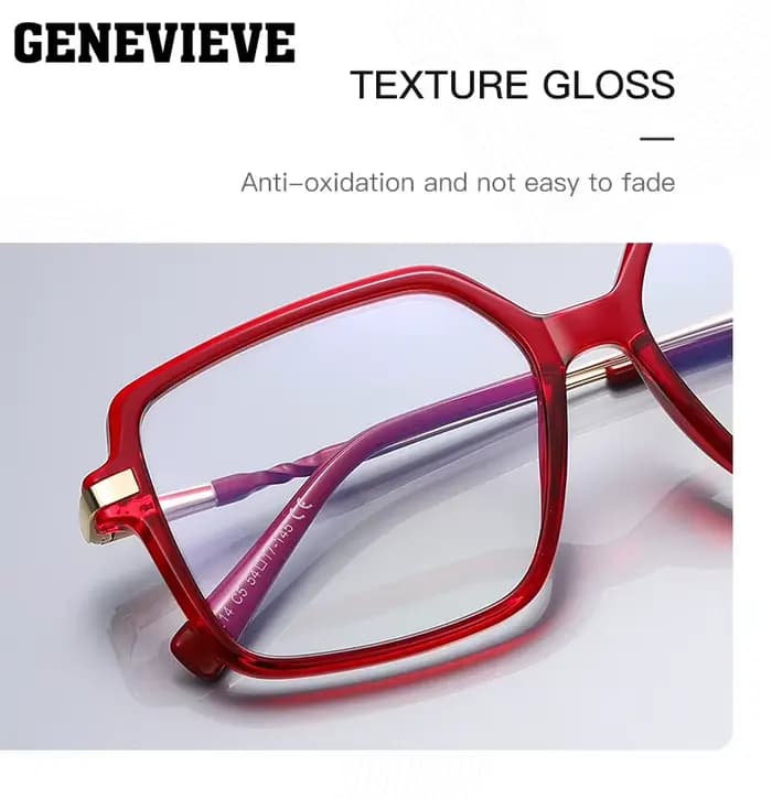 SENEVIEVE-Lunettes de soleil photochromiques anti-bleu à grand cadre, lunettes de soleil à base d'he