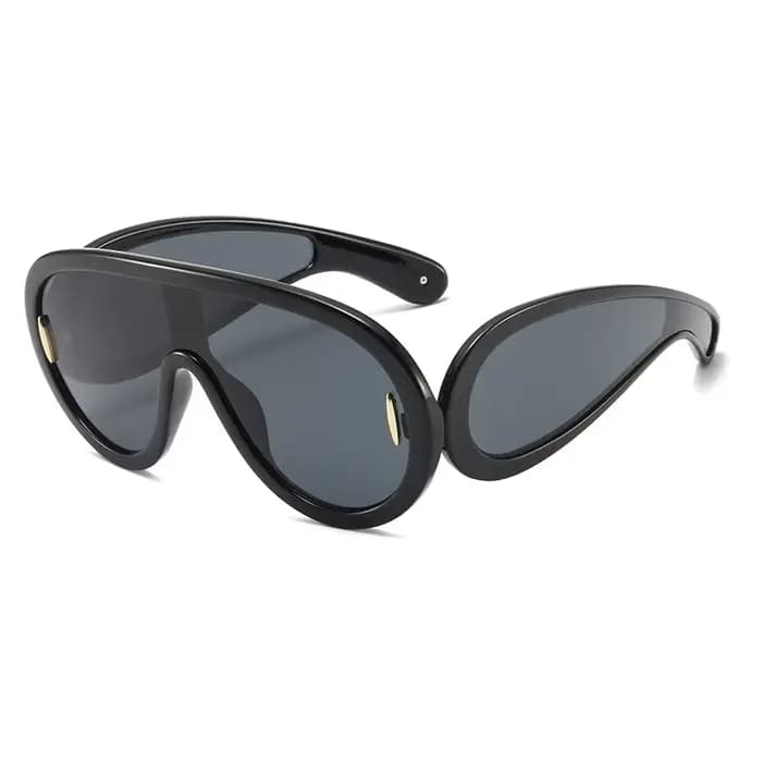 Lunettes de soleil pilote surdimensionnées pour femmes et hommes, marque de luxe populaire de stylis